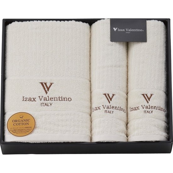 アイザック・バレンチノ　バス・フェイスタオルセット IVO-23350画像