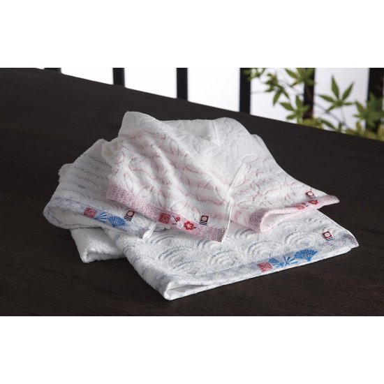 なごみね　バス・フェイス・ウォッシュタオルセット ピンク NGY-20500画像