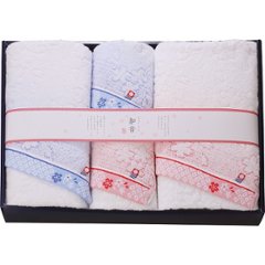 なごみね（桜）　バス・フェイスタオルセット NGS-24850の画像