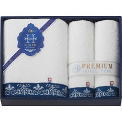 今治　プレミアムホテル仕様　大判バス・フェイスタオルセット HP8865の画像