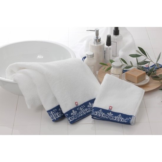 今治　プレミアムホテル仕様　大判バス・フェイスタオルセット HP8865画像
