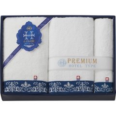 今治　プレミアムホテル仕様　大判バス・フェイスタオルセット HP8880の画像