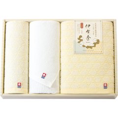今治　伊布季〈ＩＢＵＫＩ〉　バス・フェイス・ハンドタオルセット 78030の画像