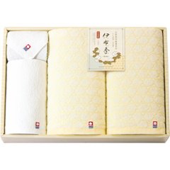 今治　伊布季〈ＩＢＵＫＩ〉　バス・フェイス・ハンドタオルセット 78050の画像