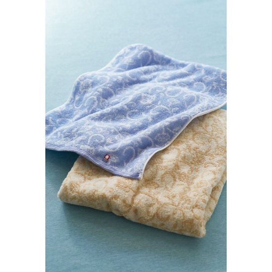 今治きらら　フェイスタオル（木箱入） ベージュ 53015画像