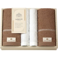 アモンクラシック　フェイスタオル・タオルハンカチセット 71020の画像