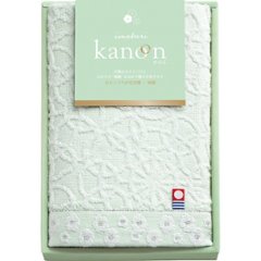 今治かのん　フェイスタオル グリーン 68012の画像