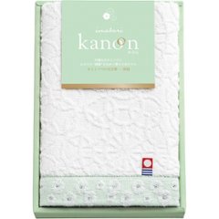 今治かのん　フェイスタオル ホワイト 68013の画像