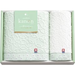 今治かのん　バス・フェイスタオルセット 68040の画像