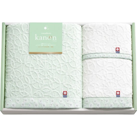 今治かのん　バス・フェイス・ハンドタオルセット 68050画像