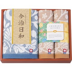 今治日和〜いまばりびより〜　フェイス・ハンドタオルセット 66725の画像