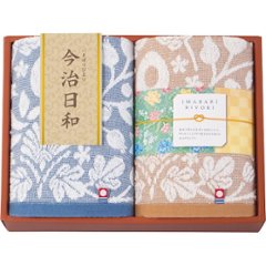 今治日和〜いまばりびより〜　フェイスタオル２枚セット 66730の画像