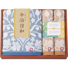 今治日和〜いまばりびより〜　バス・ハンドタオルセット 66740の画像