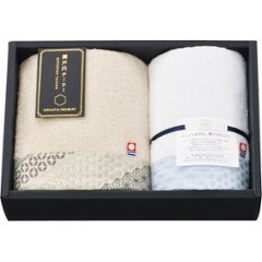 瀬戸内テーラー　あかつき　フェイス・ウォッシュタオルセット ベージュ TA2004の画像