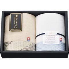 瀬戸内テーラー　あかつき　フェイスタオル２枚セット ベージュ TA2504の画像