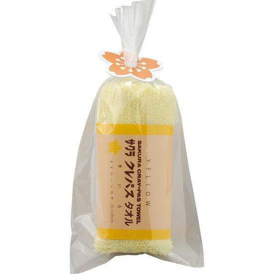 クレパスタオル　タオルハンカチ イエロー 1712023画像