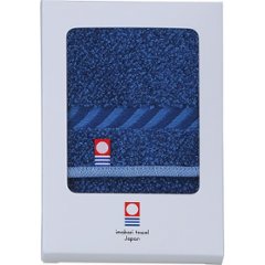 今治産タオルハンカチ ネイビー NTH-25060NVの画像