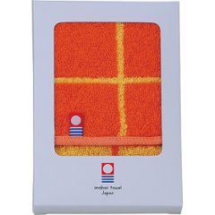 今治産タオルハンカチ オレンジ NTH-25060ORの画像