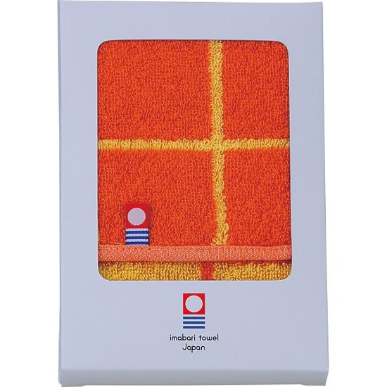 今治産タオルハンカチ オレンジ NTH-25060OR画像