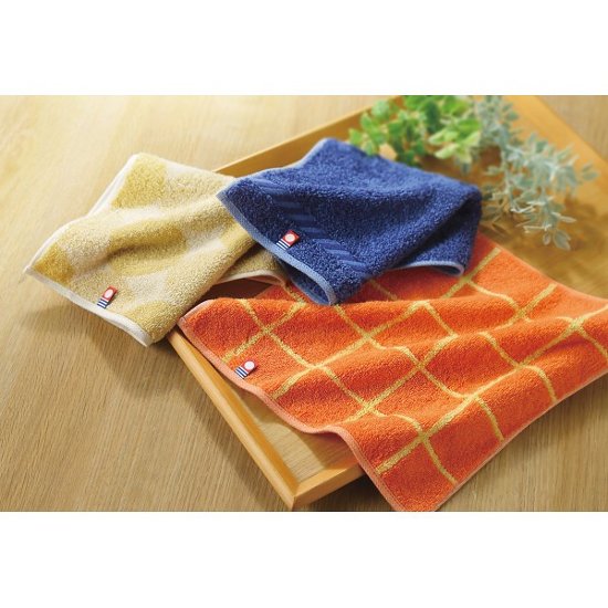 今治産タオルハンカチ オレンジ NTH-25060OR画像