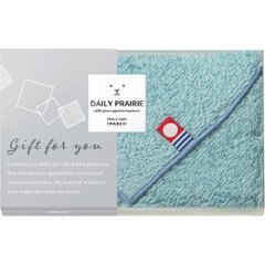 デイリープレーリー　リバーシブルタオルハンカチ ブルー COREH-605CBの画像