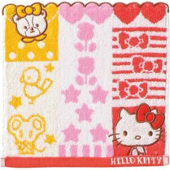 サンリオキャラクターズ　シャンブル　ミニタオル ハローキティ　シャンブル 3005048500の画像