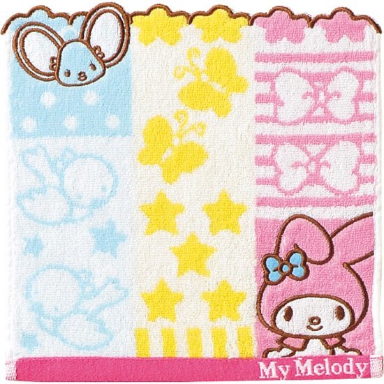 サンリオキャラクターズ　シャンブル　ミニタオル マイメロディ　シャンブル 3005048800画像