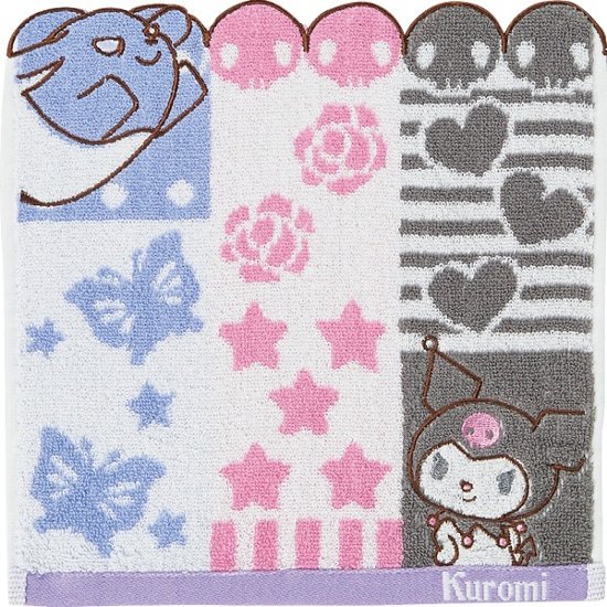 サンリオキャラクターズ　シャンブル　ミニタオル クロミ　シャンブル 3005053500画像