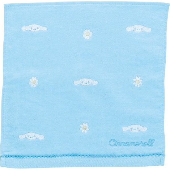 サンリオキャラクターズ　ミニタオル シナモロール　タイニーフラワー 3725010800画像