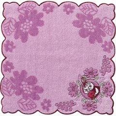 ムーミン　ミニタオル キルティングパープル 1405039900の画像