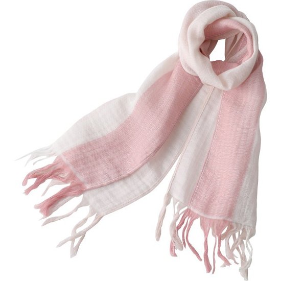 ラインカラーマフラー 薄紅×さくら GVｰ1500ｰ12画像