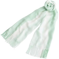 ラインカラーマフラー 青磁×薄緑 GVｰ1500ｰ18の画像