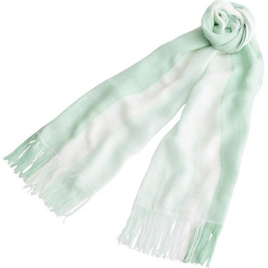 ラインカラーマフラー 青磁×薄緑 GVｰ1500ｰ18画像