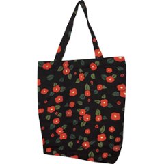 くろちく　和柄エコバッグ（小） 花筺椿 20706318の画像