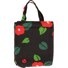 くろちく　和柄エコバッグ（小） 花筺椿 20706318画像