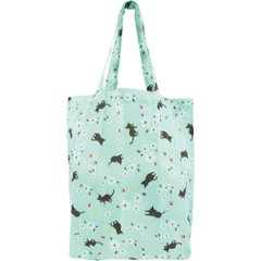 くろちく　和柄エコバッグ（小） 子猫と小花 21804901の画像