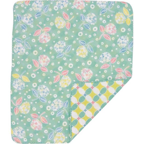 くろちく　両面ガーゼハンカチ 紫陽花とみなわ 42412409画像