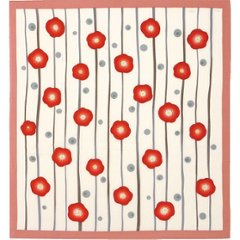 ちりめん風呂敷 梅白 40609501の画像