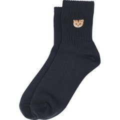 ポール＆ジョー　メンズソックス　アメリブヌネット刺繍 ブラック 1779153の画像