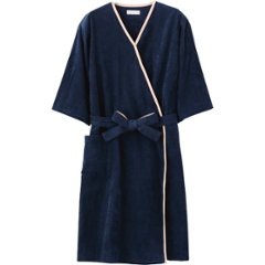 ＵＣＨＩＮＯ　エアリータッチレディスローブ　Ｍ ダークブルー RC15824_DBMの画像