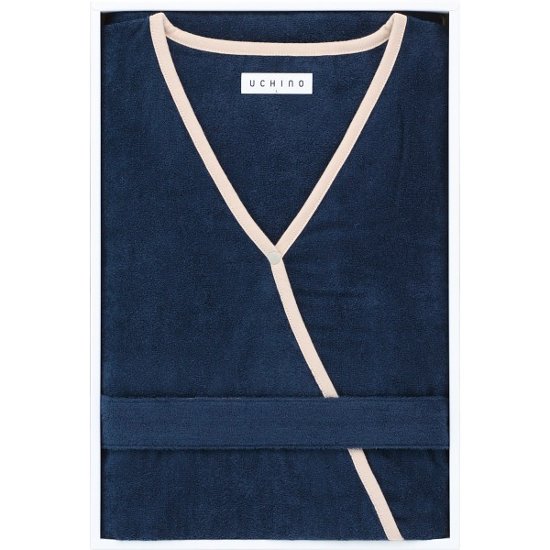 ＵＣＨＩＮＯ　エアリータッチレディスローブ　Ｌ ダークブルー RC15824_DBL画像