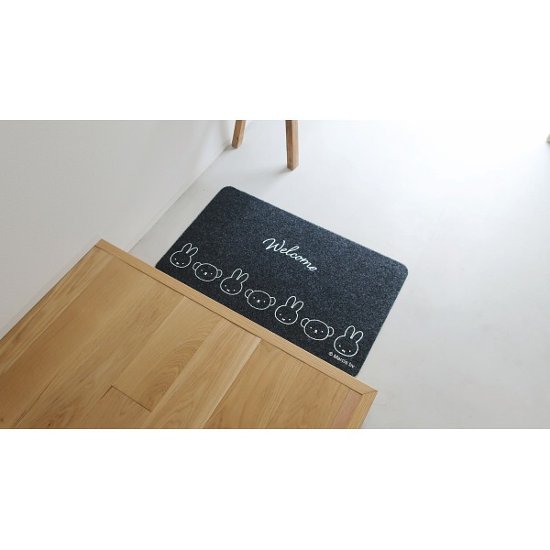 ミッフィー　屋内屋外兼用玄関マット ミッフィーとボリス 1745332画像