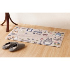 となりのトトロ　ロングマット（９０ｃｍ） おえかき ベージュ 606043画像