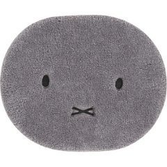 ミッフィー　ふわふわフェイス　アクセントマット グレー 532700の画像