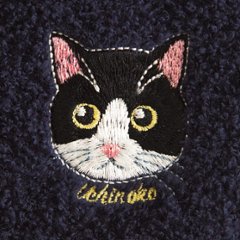 Ｕｃｈｉｎｏｋｏ　ｍａｔｅ　コットンハンカチ ハチワレ UNS-1204画像