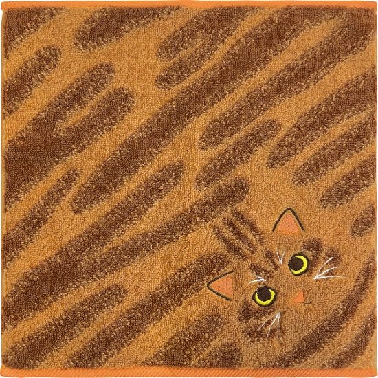 Ｕｃｈｉｎｏｋｏ　ｍａｔｅ　毛並みハンカチ 茶トラ UNJ-801画像