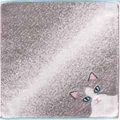 Ｕｃｈｉｎｏｋｏ　ｍａｔｅ　毛並みハンカチ ハチワレ UNJ-803画像