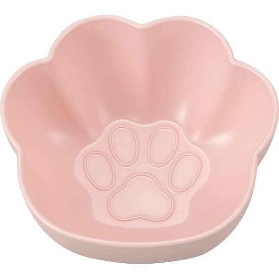 キャッテ　にくきゅう　抗菌ボウル ピンク 74766画像
