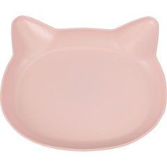 キャッテ　ねこ　抗菌ランチプレート　 ピンク 74719の画像