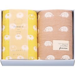 ふわら　六重織ガーゼひざかけ２枚セット FWR8508の画像